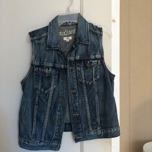 Madewell denim vest